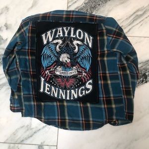 Waylon Jennings flannel